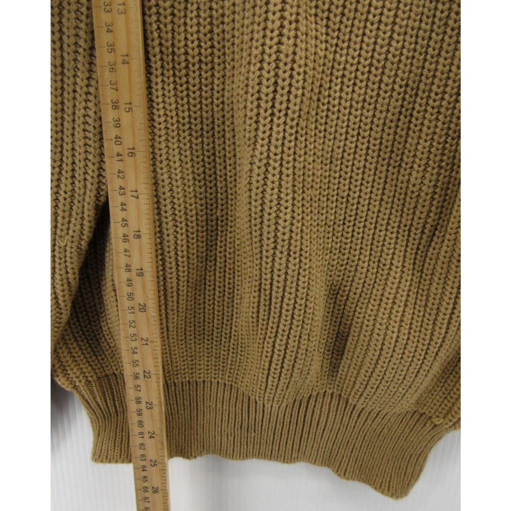 VINTAGE St Johns Bay Sweater Medium Fisherman Ribbed Chunky 80s NEW - Picture 4 of 12